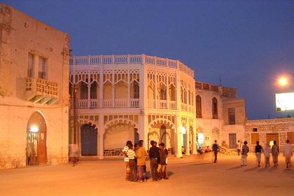 Center of Batse island at night - Massawa Eritrea.