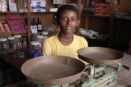 Small grocery Shop in Edaga Berai - Massawa Eritrea.