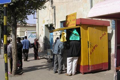 Lottery shop - Asmara Eritrea.