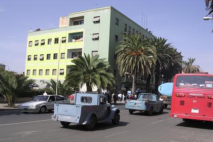 Parade of old timer cars - Harnet Avenue Asmara Eritrea.