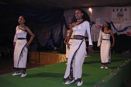 Traditional dance group - ETSA cocktail party - Expo grounds Asmara.
