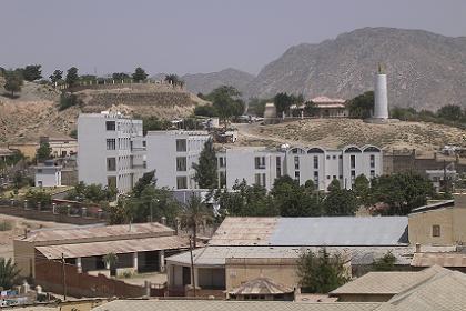 View from the roof of the Keren hotel - Keren Eritrea.