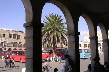 Bus station at Eritrea Square - Asmara Eritrea.