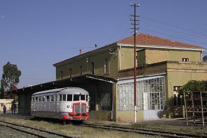 Littorina at the Asmara railway station - Asmara Eritrea.