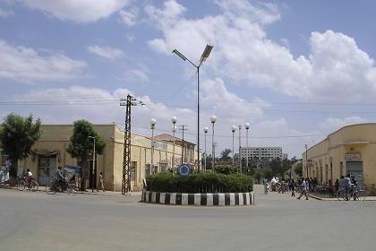 Town circle - Mendefera Eritrea.