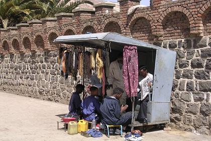 Shoe shiners - Asmara Eritrea.