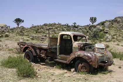 WW2 Italian military hardware - Seganeiti Eritrea.