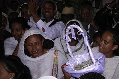 Collecting donations at the wedding ceremony (day 2) - Asmara Eritrea.