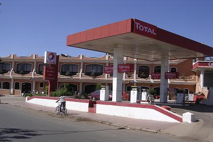 Total fuel station & Mistes Hotel & Restaurant - Kahawta Asmara Eritrea.
