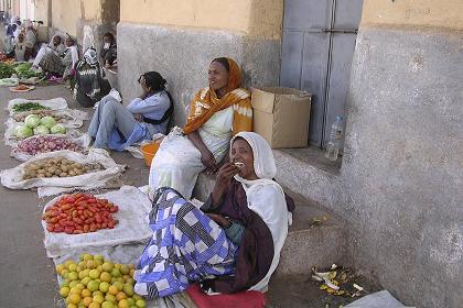 Small scale trade - Afabet Street Asmara Eritrea.