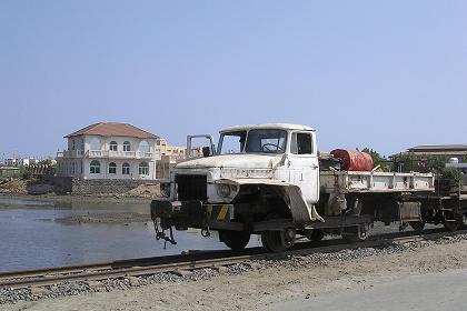 Railways maintenance car - Massawa Eritrea.