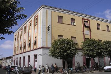 Shops and apartments - Nakfa Avenue Asmara Eritrea.
