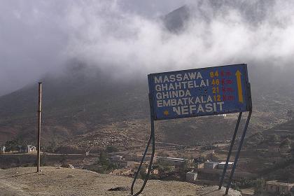 Clouds over Nefasit Eritrea.