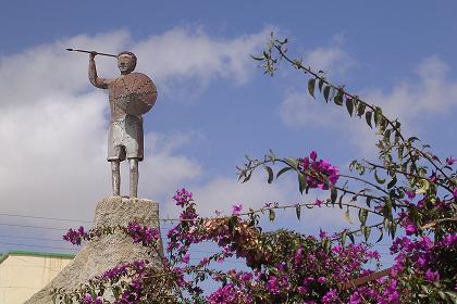 Sculpture at the cultural center - Gheza Banda Asmara Eritrea.