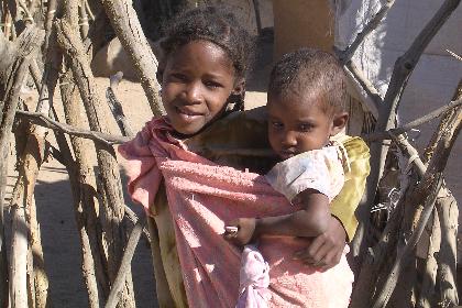 Young Tigrinya woman with child - Barentu Eritrea.