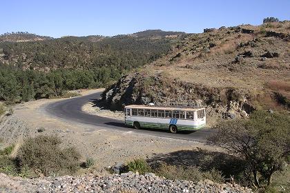 Scenic view - road to Keren Eritrea.