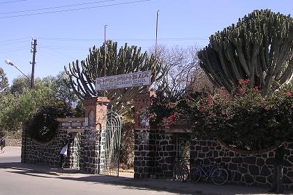Semaetat secondary school, neighbor of the US embassy in Asmara.