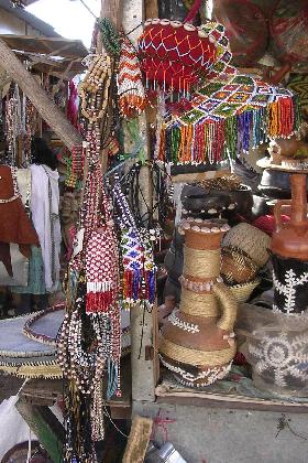 Souvenirs at the market. Asmara Eritrea.