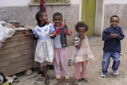 Local children - Sembel - Asmara Eritrea.