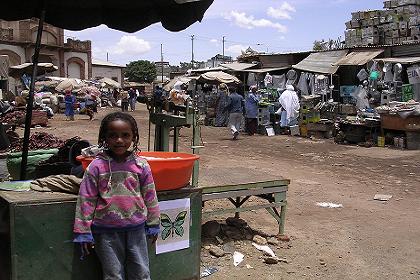 One of Fred Siwak's butterflies at Medeber markets - Asmara Eritrea.