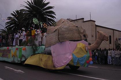 Carnival - clouded Harnet Avenue Asmara Eritrea.