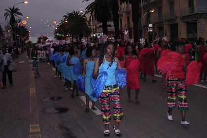 Carnival - clouded Harnet Avenue Asmara Eritrea.