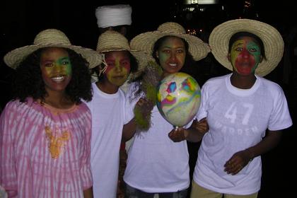 Girls of the university of Asmara - Asmara Eritrea.