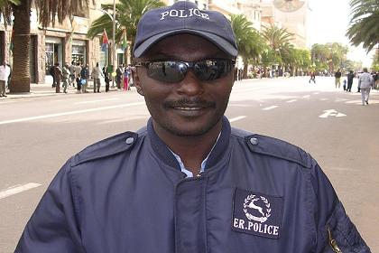 Member of the Asmara police - Asmara Eritrea.