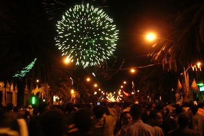 24/05/2005 0:00 Fireworks - Harnet Avenue Asmara Eritrea.