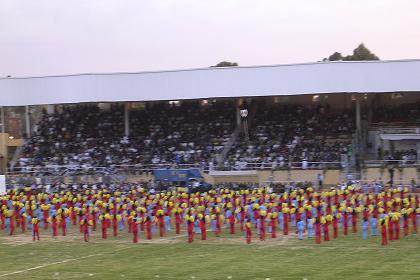 Show by students - 14th Independence Day 24/05/2005 - Asmara Stadium.