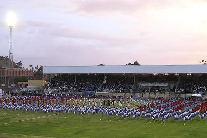 Show by students - 14th Independence Day 24/05/2005 - Asmara Stadium.