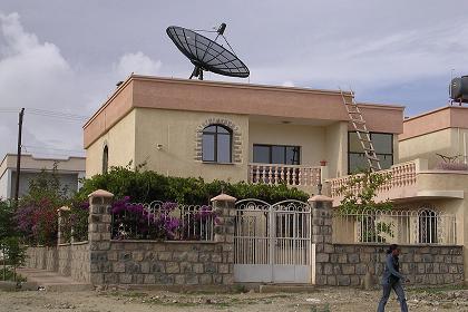 New build houses - Nda German Asmara Eritrea.
