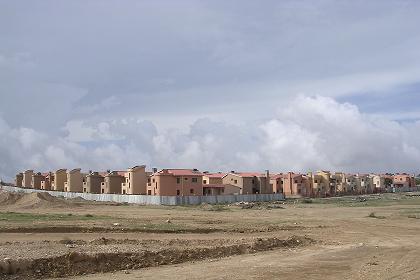 New build houses - Nda German Asmara Eritrea.