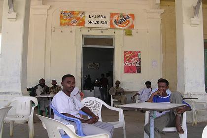 Lalmba Snack Bar at the bus station - Keren Eritrea.