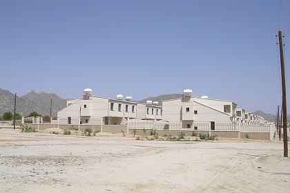 New built houses - just outside Keren on the road to Agordat.