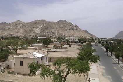 View from the roof of the Yohannes Hotel - Keren Eritrea.