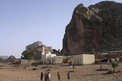 One of the large rock formations bordering Senafe Eritrea.