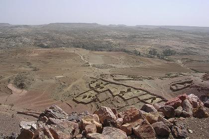 Looking down from the hill - Himbirti Eritrea.