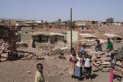 Traditional houses (hidmo) - Himbirti Eritrea.