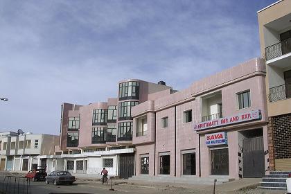 New built houses and offices in Kahawta - Asmara Eritrea.