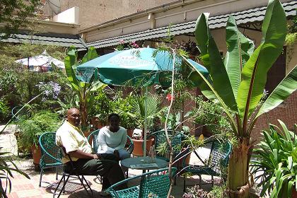 Courtyard of Concord Pension (behind Cinema Impero) - Asmara Eritrea.