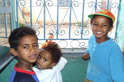 The children of Feshaye and Yordanos - Sembel Asmara Eritrea.