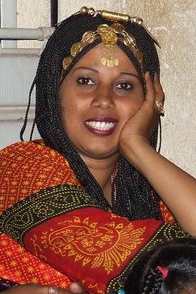 Bekita Ali, Bilen singer from Keren - Bathi Meskerem Square Asmara Eritrea.