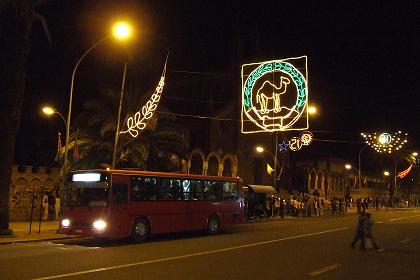 Decorated Harnet Avenue Asmara Eritrea.