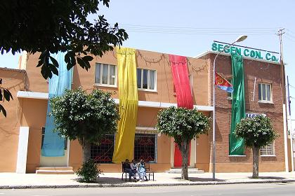 Decorated office of the Segen Construction Company - Asmara Eritrea.