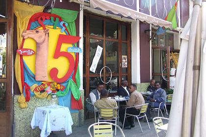Decorated Bar Impero - Harnet Avenue Asmara Eritrea.