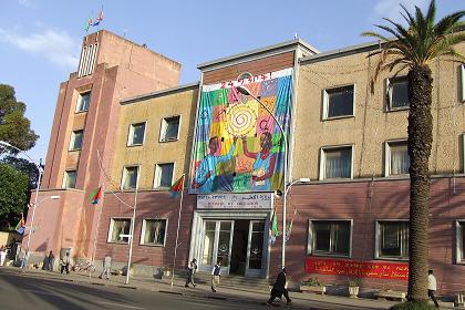 Decorated Ministry of Education - Harnet Avenue Asmara Eritrea.
