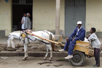 Traditional transport - Asmara Eritrea.
