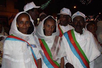 Cultural dancers - Harnet Avenue Asmara Eritrea.