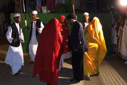 Cultural dancers - Harnet Avenue Asmara Eritrea.